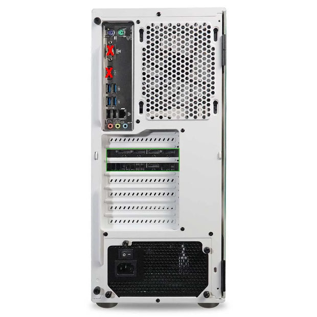 Rebel 3.0 Gaming PC - AMD Ryzen 5 3600 4.2Ghz, RTX 3060 12GB, 16GB DDR4, 1TB SSD, White