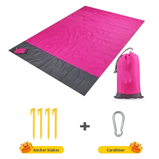 beach, beach balnket, blanket mat, waterproof beach blanketWaterproof Pocket Beach Blanket Mat - Premium  from Nobles Store - Just $30.46! Shop now at Nobles Store