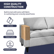 Furniture, Home, Living Room Furniture, Sectional Couches & SofasReversible Sectional Couch Set 3 Seat, L Shaped Modular Sleeper Sofa Bed with Flexible Storage Ottoman Chaise - Light Grey - Premium  from Nobles Store - Just $585.54! Shop now at Nobles Store