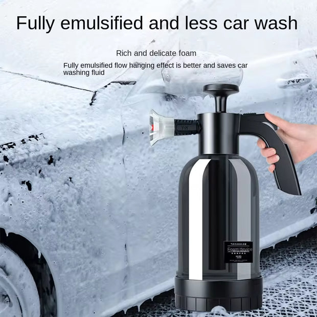 Automobiles, Car Wash & Maintenance, Parts & Accessories, Water Gun & Snow Foam Lance2L Hand Pump Foam Sprayer with 3 Types of Nozzle Hand Pneumatic Foam Cannon Snow Foam Car Wash Spray Bottle Car Window Cleaning - Premium  from Nobles Store - Just $35.01! Shop now at Nobles Store