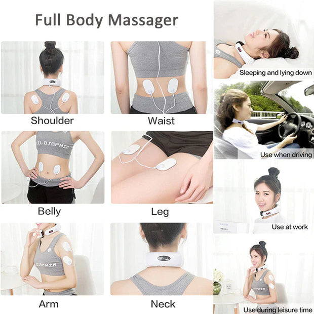 Electronics & Gadgets, Electronics Accessories & SuppliesElectric Cervical Pulse Neck Massager Muscle Relax Massage Magnetic Therapy US - Premium  from Nobles Store - Just $18.47! Shop now at Nobles Store