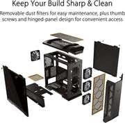 Computer Cases, Computer Components, Computers & Accessories, Electronics, External ComponentsTUF Gaming GT501 Mid-Tower Computer Case for up to EATX Motherboards with USB 3.0 Front Panel Cases GT501/GRY/WITH Handle - Premium  from Nobles Store - Just $213.65! Shop now at Nobles Store