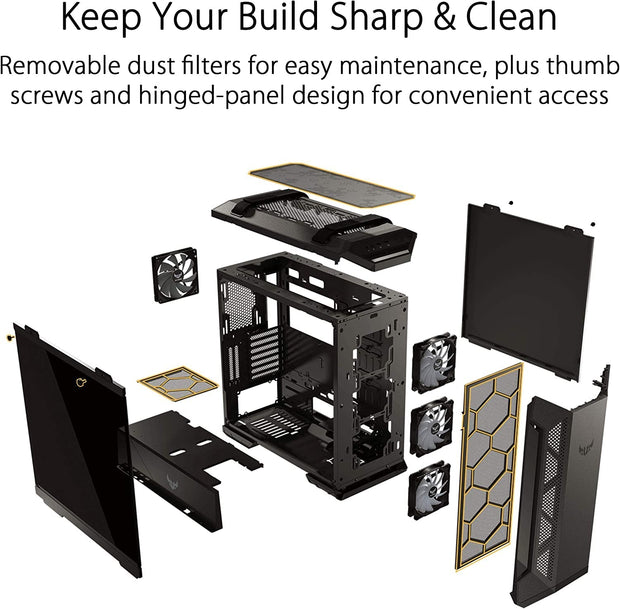 Computer Cases, Computer Components, Computers & Accessories, Electronics, External ComponentsTUF Gaming GT501 Mid-Tower Computer Case for up to EATX Motherboards with USB 3.0 Front Panel Cases GT501/GRY/WITH Handle - Premium  from Nobles Store - Just $213.65! Shop now at Nobles Store