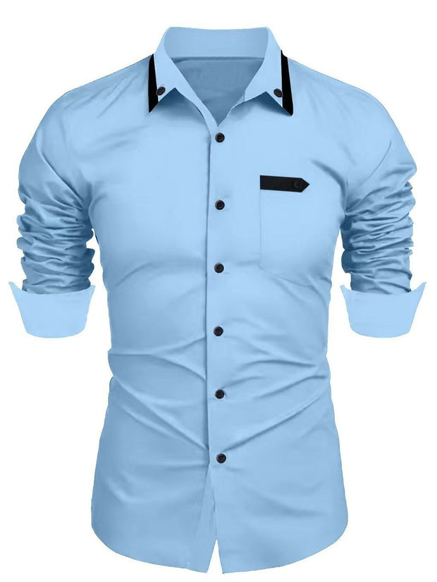 Men's Casual Fashion Business Trends Long-sleeved Shirt - Premium  from Nobles Store - Just $40.52! Shop now at Nobles Store