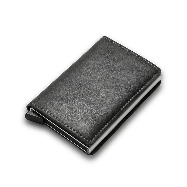 HomeCarbon Fiber Card Holder Wallets Men RFID Black Magic Trifold Leather Slim Mini Wallet Small Money Bag Male Purses Wallet Women - Premium  from Nobles Store - Just $27.09! Shop now at Nobles Store