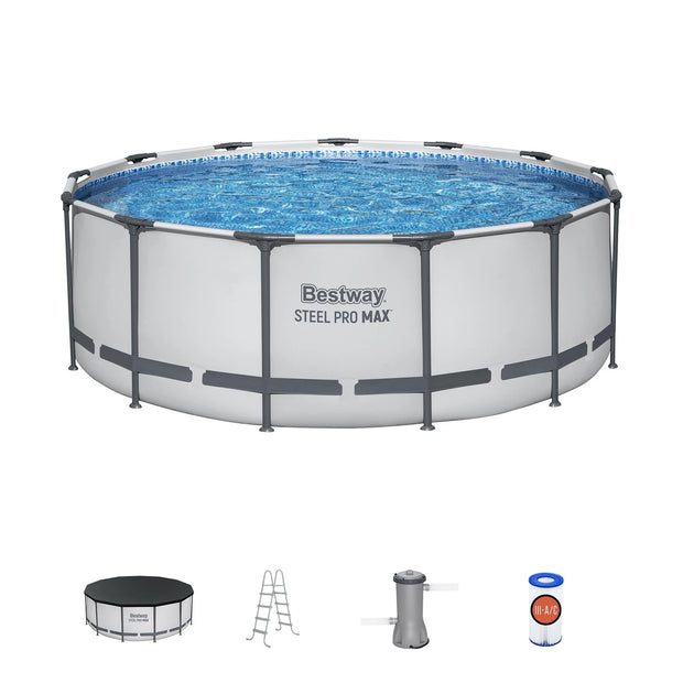 All Swimming Pools, Patio & Garden, Swimming Pools, Swimming Pools & SpasSteel Pro MAX 13' X 48" round above Ground Swimming Pool Set - Premium  from Nobles Store - Just $522.36! Shop now at Nobles Store