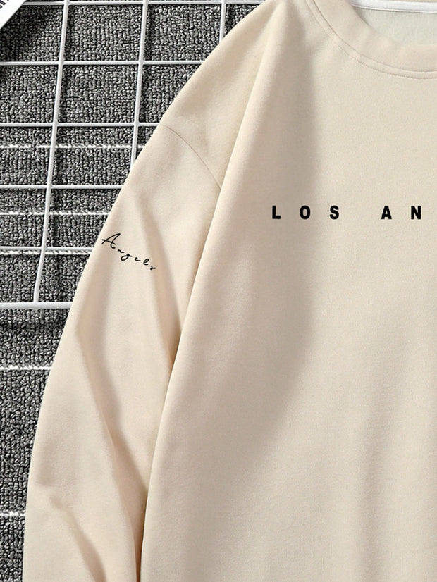 Men Apparel, Men Clothing, Men Hoodies, Men Hoodies & SweatshirtsManfinity Homme Men Slogan Graphic Sweatshirt - Premium  from Nobles Store - Just $25.12! Shop now at Nobles Store