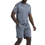 Big  and Tall Workout Clothing, Big and Tall, Big and Tall Workout Shorts, Clothing3Pack Men'S Workout Set Gym Clothes Active Shorts Shirt Set for Running Basketball Football and Daily Life,Size S-3XL - Premium  from Nobles Store - Just $56.07! Shop now at Nobles Store
