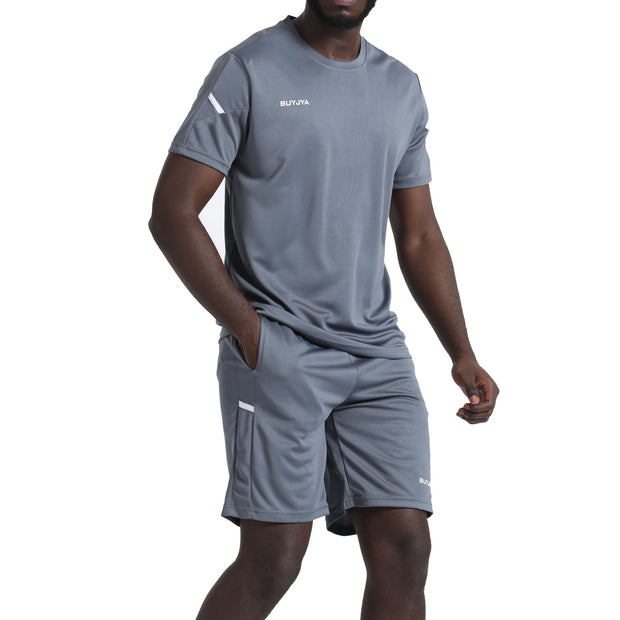 Big  and Tall Workout Clothing, Big and Tall, Big and Tall Workout Shorts, Clothing3Pack Men'S Workout Set Gym Clothes Active Shorts Shirt Set for Running Basketball Football and Daily Life,Size S-3XL - Premium  from Nobles Store - Just $56.07! Shop now at Nobles Store