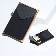 HomeCarbon Fiber Card Holder Wallets Men RFID Black Magic Trifold Leather Slim Mini Wallet Small Money Bag Male Purses Wallet Women - Premium  from Nobles Store - Just $27.09! Shop now at Nobles Store