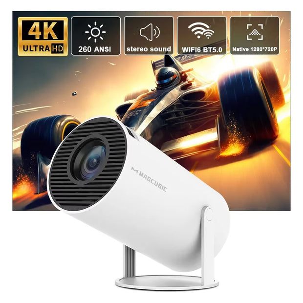Consumer Electronics, Home Audio & Video, Projects & AccessoriesProjector HY300 Pro 4K Android 11 Dual Wifi6 260ANSI Allwinner H713 BT5.0 1080P 1280*720P Home Cinema Outdoor Projetor - Premium  from Nobles Store - Just $58.33! Shop now at Nobles Store