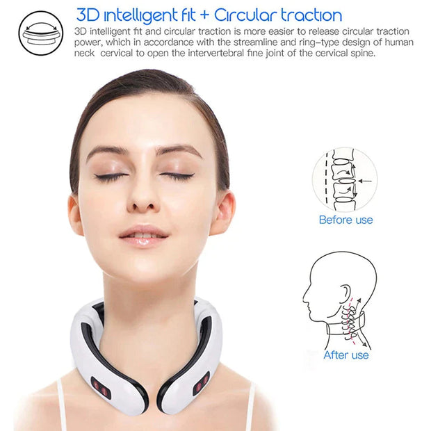 Electronics & Gadgets, Electronics Accessories & SuppliesElectric Cervical Pulse Neck Massager Muscle Relax Massage Magnetic Therapy US - Premium  from Nobles Store - Just $18.47! Shop now at Nobles Store