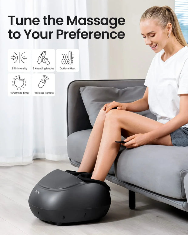 Health and Medicine, Massage, Shop all MassagersFoot Massager Machine with Heat, Shiatsu Deep Kneading, Fit’S Feet up to Men Size 12 Remote Control - Premium  from Nobles Store - Just $210.84! Shop now at Nobles Store