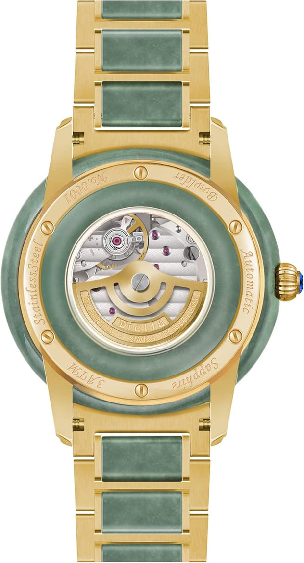 Clothing, Men, Shoes & Jewelry, Watches, Wrist WatchesAutomatic Mechanical Watches for Men Luxury Dress Watch Waterproof with Sapphire Glass Mirror (Model: AD6001G) - Premium  from Nobles Store - Just $800.94! Shop now at Nobles Store