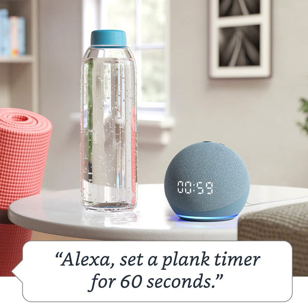Echo Dot (4Th Gen) | Smart Speaker with Clock and Alexa | Glacier White - Premium  from Nobles Store - Just $213.76! Shop now at Nobles Store