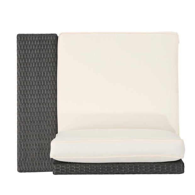 Outdoor Lounge Furniture, Outdoor Sectionals, Outdoors, Patio Furniture8-Piece Wicker Patio Sectional Seating Set with White Cushions - Premium  from Nobles Store - Just $1795.95! Shop now at Nobles Store