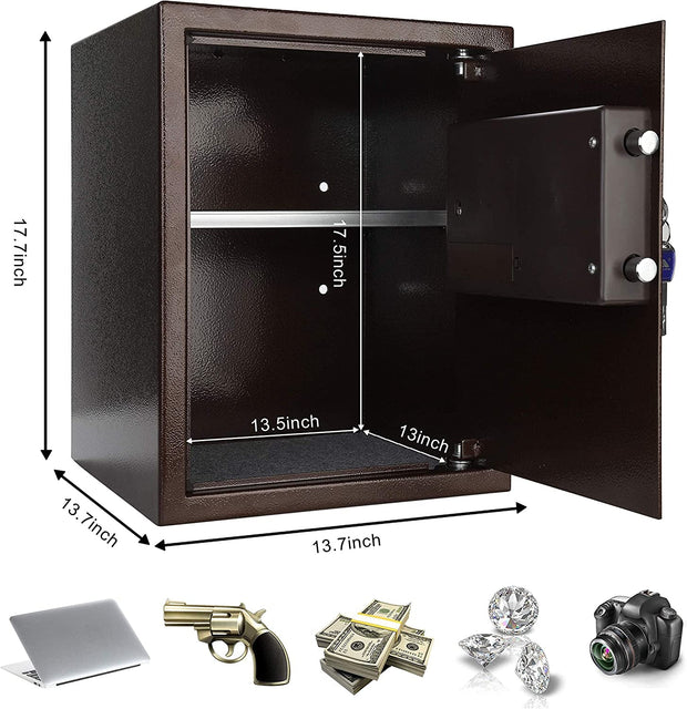 Cabinet Safes, Safes & Safe Accessories, Safety & Security, Tools & Home ImprovementSecurity Digital Lock Box Safe Home Keypad Safe - 1.8 Cubic Feet - Premium  from Nobles Store - Just $470.32! Shop now at Nobles Store