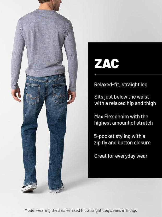 Men'S Zac Relaxed Fit Straight Leg Jean - Legacy