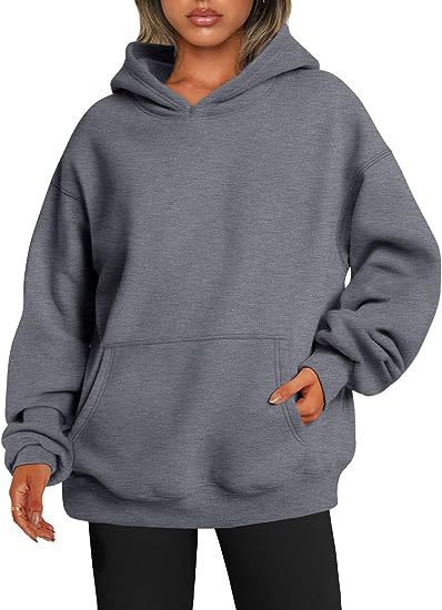 Clothing, WomenWomen's Hoodies With Pockets Fashion Solid Sweatshirt Oversized Hooded Sweater Womens Clothing - Premium 0 from USAdrop - Just $35.65! Shop now at Nobles Store