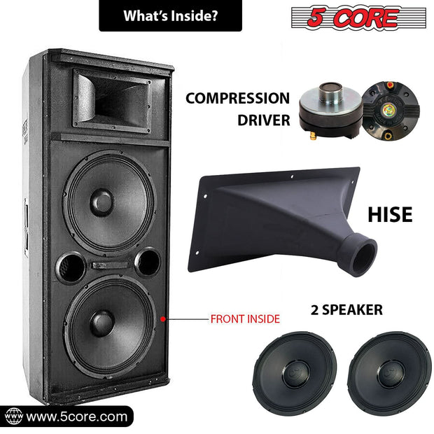 Electronics & Gadgets, Electronics Accessories & Supplies5Core Portable Cabinet PA DJ Speaker System 15 Inch 4000W Passive 3 Way Loudspeaker - Premium  from Nobles Store - Just $1824.01! Shop now at Nobles Store