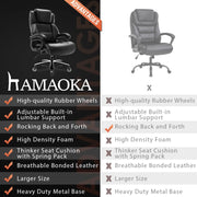 Furniture, Home & Kitchen, Home Office Chairs, Home Office Desk Chairs, Home Office FurnitureBig and Tall 400Lbs Office Chair- Adjustable Lumbar Support Heavy Duty Metal Base Quiet Rubber Wheels High Back Large Executive Computer Desk Chair, Ergonomic Design for Back Pain, Black - Premium  from Nobles Store - Just $441.86! Shop now at Nobles Store