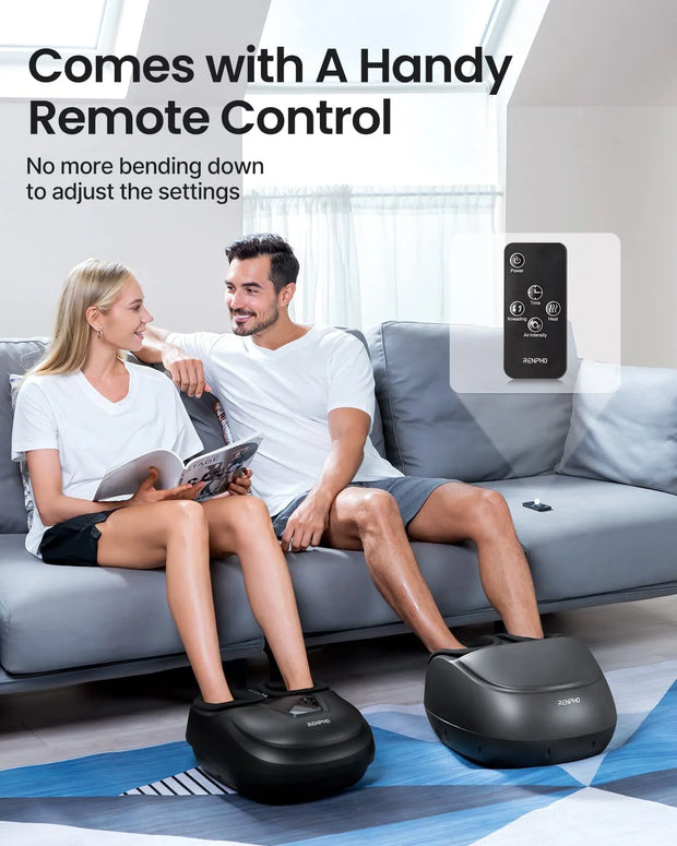 Health and Medicine, Massage, Shop all MassagersFoot Massager Machine with Heat, Shiatsu Deep Kneading, Fit’S Feet up to Men Size 12 Remote Control - Premium  from Nobles Store - Just $210.84! Shop now at Nobles Store