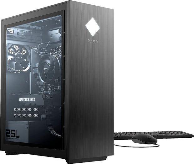 25L Gaming Desktop PC, NVIDIA Geforce RTX 2060, 10Th Generation Intel Core I7-10700F Processor, Hyperx 16 GB RAM, 512 GB SSD and 1 TB Hard Drive, Windows 10 Home (GT12-0060, 2020), Shadow Black