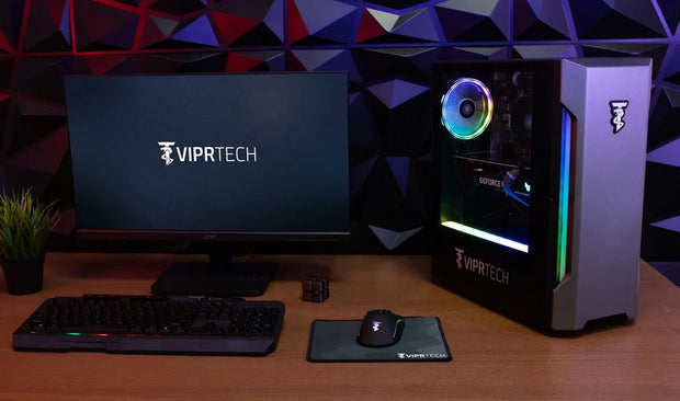 Rebel 4.0 Gaming PC - AMD Ryzen 7 (4.1Ghz), RTX 4060 Ti 8G, 16G DDR4, 1T SSD, Desktop Black