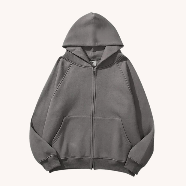 UG Plain Zip-Up Hoodie - Premium  from Nobles Store - Just $43.93! Shop now at Nobles Store