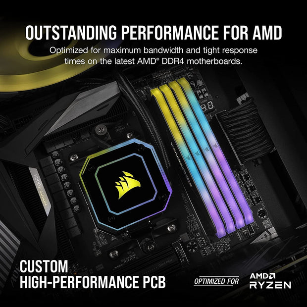 Computer Components, Computers & Accessories, Electronics, Internal Components, MemoryVENGEANCE RGB RT 32GB (2X16Gb) DDR4 3600 (PC4-28800) C18 1.35V Desktop Memory - Premium  from Nobles Store - Just $164.46! Shop now at Nobles Store