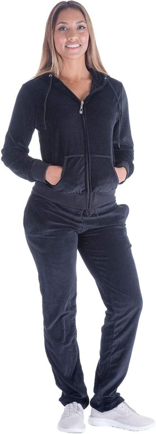 Active, Clothing, Sets, Shoes & Jewelry, Tracksuits, WomenVelour Tracksuit Womens 2 Pieces Joggers Outfits Jogging Sweatsuits Set Soft Sports Sweat Suits Pants - Premium  from Nobles Store - Just $57.72! Shop now at Nobles Store