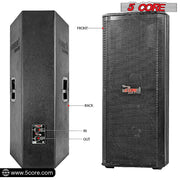 Electronics & Gadgets, Electronics Accessories & Supplies5Core Portable Cabinet PA DJ Speaker System 15 Inch 4000W Passive 3 Way Loudspeaker - Premium  from Nobles Store - Just $1824.01! Shop now at Nobles Store