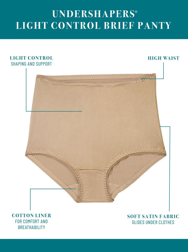 Briefs, Clothing, Panties & Lingerie, Womens Bras, Womens Clothing, Womens PantiesCollection Women'S Undershapers Underwear - High Waist, Light Control Shaping, 3-Pack, Sizes S-5XL - Premium  from Nobles Store - Just $23.78! Shop now at Nobles Store