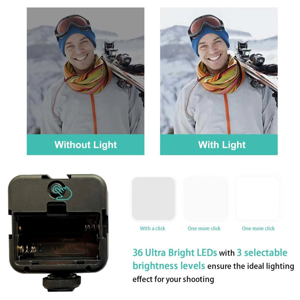 HomeSmartphone Vlogging Kit for Iphone Android with Tripod Mini Microphone Starter Vlog Kit for Tiktok Live Stream Video Youtube - Premium  from Nobles Store - Just $45.29! Shop now at Nobles Store