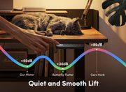 Furniture, Home & Kitchen, Home Office Desks, Home Office Furniture55" Electric Standing Desk with Shelves, 55 X 24 Inch Sit Stand Rising Desk with Monitor Stand - Premium  from Nobles Store - Just $369.21! Shop now at Nobles Store