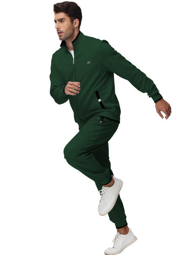 Clothing, Mens Clothing, Mens Workout ClothingMen'S Tracksuits Sweatsuits for Men Set Track Suits 2 Piece Casual Athletic Jogging Warm up Full Zip Sweat Suits Armygreen XL - Premium  from Nobles Store - Just $63.78! Shop now at Nobles Store