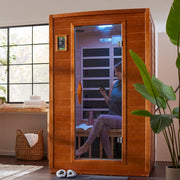 Infrared Saunas, Patio & Garden, SaunasAndora 2 Person 6 Heating Panel Infrared Indoor Wood Dry Sauna - Premium  from Nobles Store - Just $2840.03! Shop now at Nobles Store