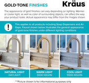 Kitchen & Bath Fixtures, Kitchen Faucets, Kitchen Fixtures, Kitchen Sink Faucets, Tools & Home Improvement, Touch On Kitchen Sink FaucetsBolden Commercial Style 2-Function Single Handle Pull down Kitchen Faucet in Brushed Gold, KPF-1610BG - Premium  from Nobles Store - Just $267.31! Shop now at Nobles Store