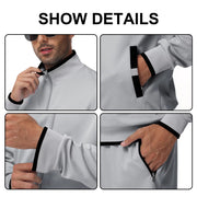 Clothing, Mens Clothing, Mens Workout ClothingMen'S Tracksuits Sweatsuits for Men Set Track Suits 2 Piece Casual Athletic Jogging Warm up Full Zip Sweat Suits Darkgrey 2XL - Premium  from Nobles Store - Just $63.78! Shop now at Nobles Store