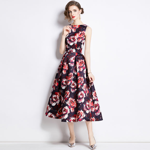 Clothing, null, WomenSleeveless Waist 3D Cutting Waist A- Line Skirt - Premium 0 from Nobles Store - Just $77.02! Shop now at Nobles Store