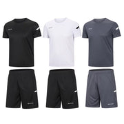 Big  and Tall Workout Clothing, Big and Tall, Big and Tall Workout Shorts, Clothing3Pack Men'S Workout Set Gym Clothes Active Shorts Shirt Set for Running Basketball Football and Daily Life,Size S-3XL - Premium  from Nobles Store - Just $56.07! Shop now at Nobles Store