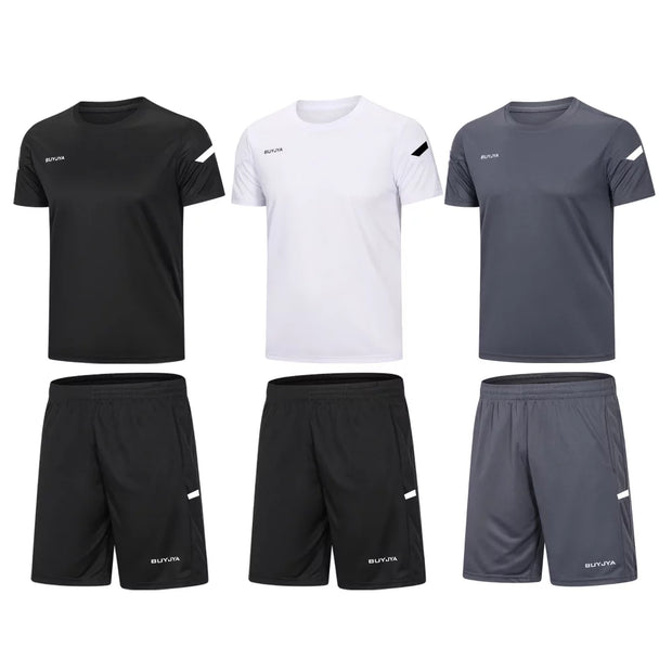 Big  and Tall Workout Clothing, Big and Tall, Big and Tall Workout Shorts, Clothing3Pack Men'S Workout Set Gym Clothes Active Shorts Shirt Set for Running Basketball Football and Daily Life,Size S-3XL - Premium  from Nobles Store - Just $56.07! Shop now at Nobles Store