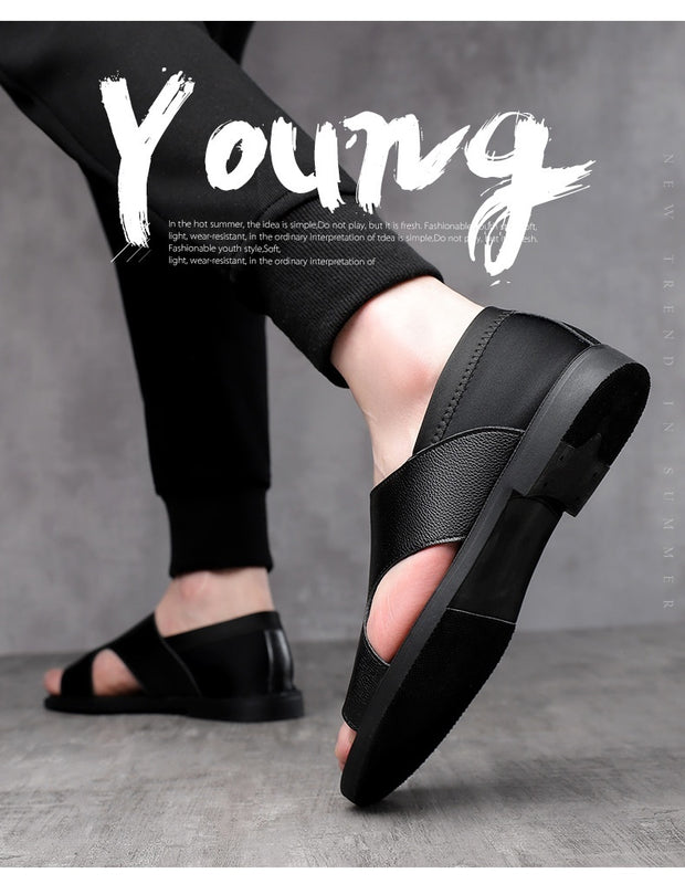 Clothing, null, WomenMen's Sandals Summer Men's Casual Soft Bottom Non-slip Wear-resistant And Deodorant Beach - Premium 0 from Nobles Store - Just $45.68! Shop now at Nobles Store