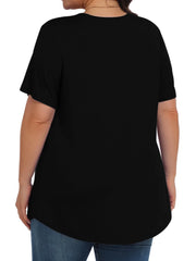 Clothing, Plus Size Tops, Womens PlusWomens plus Size Tops Tunic Short Sleeve Shirts Floral Blouses Loose Summer Tops - Premium  from Nobles Store - Just $24.53! Shop now at Nobles Store