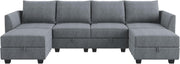 Furniture, Home & Kitchen, Living Room Furniture, Sofas & CouchesHONBAY Modular Sectional Sofa U Shaped Modular Couch - Premium  from Nobles Store - Just $1590.33! Shop now at Nobles Store