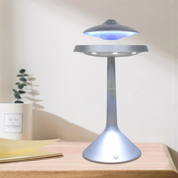 HomeUFO Magnetic Levitation Floating Light LED Table Lamp Wired Bluetooth Speaker - Premium  from Nobles Store - Just $103.20! Shop now at Nobles Store