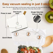 Mini vacuum Sealer Vacuum Compression Bag Food Bag Machine - Premium  from USAdrop - Just $30! Shop now at Nobles Store