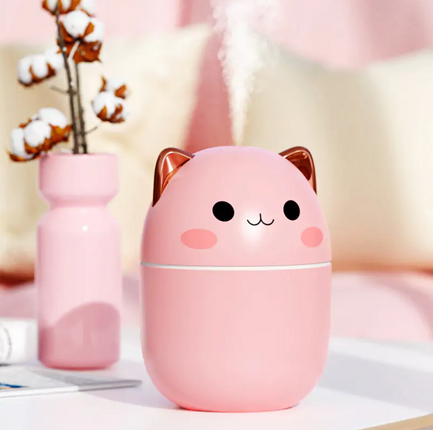 Cute Panda and Cat Humidifier 250ml - Premium  from Nobles Store - Just $25.12! Shop now at Nobles Store