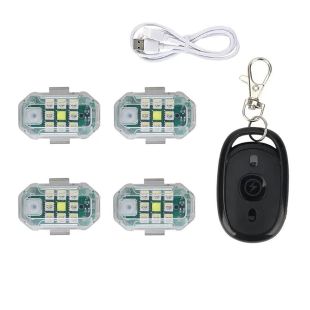HomeHighlight Wireless Remote Control LED Strobe Light Drone Strobe Light Aircraft Strobe Lights Flash Position Wireless Light - Premium  from Nobles Store - Just $21.29! Shop now at Nobles Store