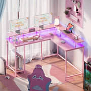 All categoriesKamai 54" Desk, L Shaped Desk, Computer Desk, L Desk, Corner Desk, Desks with LED Light, Writing Desk, White Desk, Gaming Desk, Desk for Gaming - Premium  from Nobles Store - Just $124.01! Shop now at Nobles Store